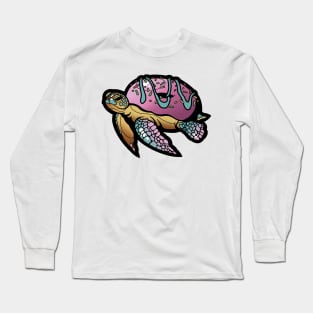 donut turtle Long Sleeve T-Shirt